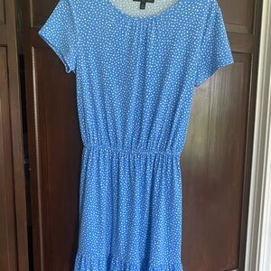 Blue Polka Dot Dress